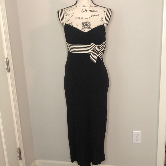 Banana Republic Dresses & Skirts - Banana Republic Trompe L’oeil Dress Black White 12